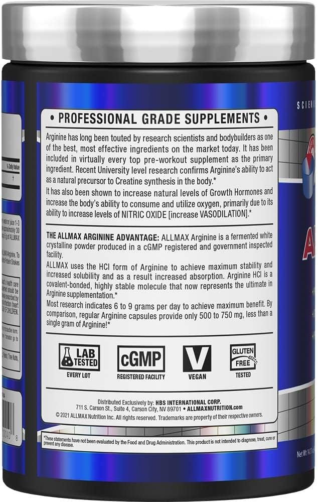 AllMax Nutrition Allmax Nutrition Arginine - Image 2