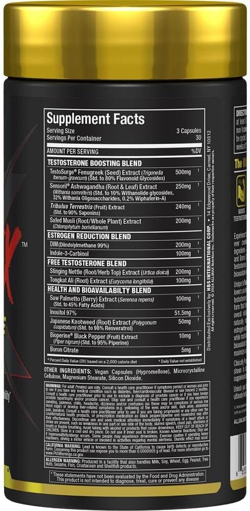 ALLMAX Nutrition TESTOFX Xtreme Testosterone Booster for Men - Image 4