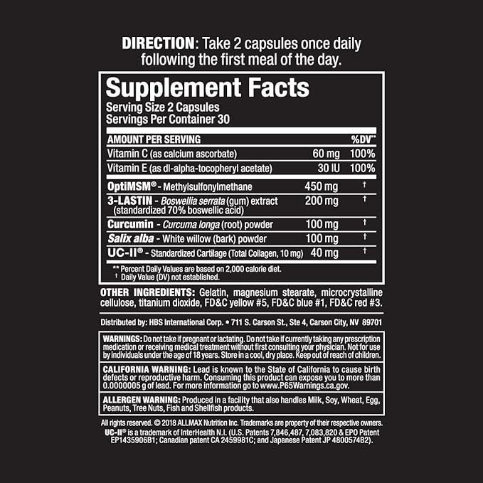 ALLMAX Nutrition Advanced AllFlex 60 Caps - Image 3