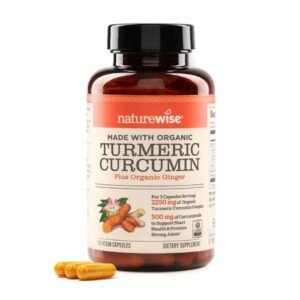Youtheory Turmeric Curcumin Supplement with Black Pepper BioPerine,