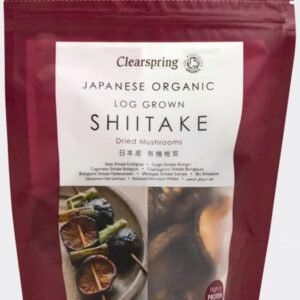 Clearspring Organic Japanese Log Grown Shiitake Dried Mushrooms