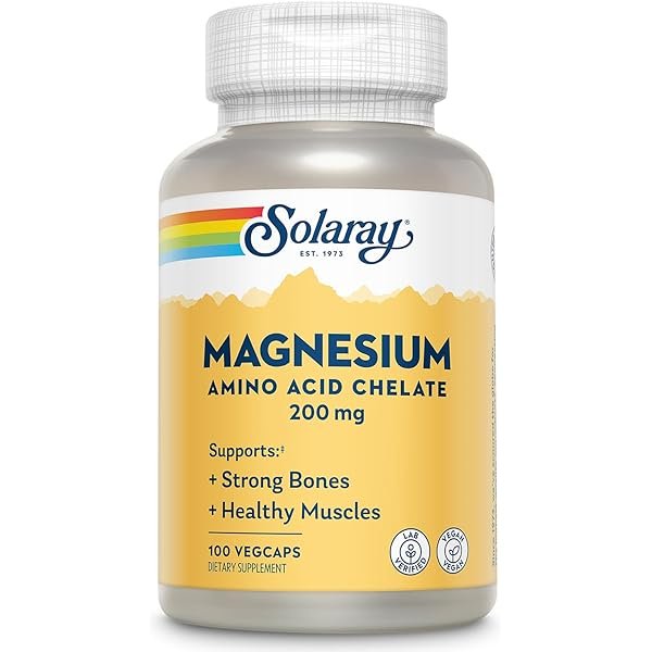 Solaray Magnesium Amino Acid Chelate 200 mg